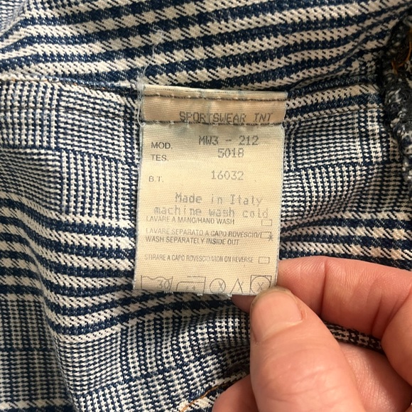 Moschino Jeans, 00’s crop denim plaid Jacket! - Picture 5 of 6